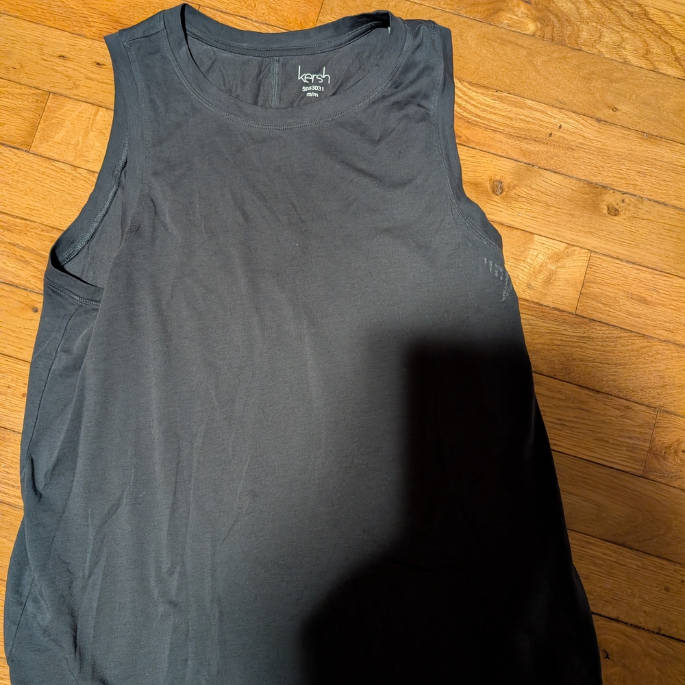 Kersh Black Sleeveless Top